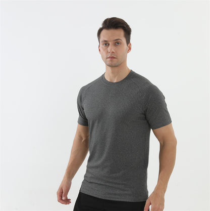Men's Sport T-Shirt Short Sleeve Summer Fitness Training Muscle-Showing Casual Outdoor Running Top