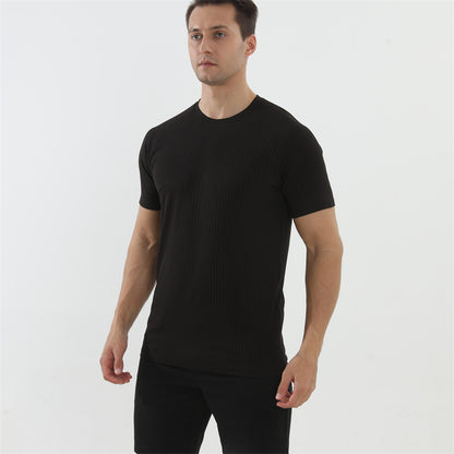 Men's Sport T-Shirt Short Sleeve Summer Fitness Training Muscle-Showing Casual Outdoor Running Top