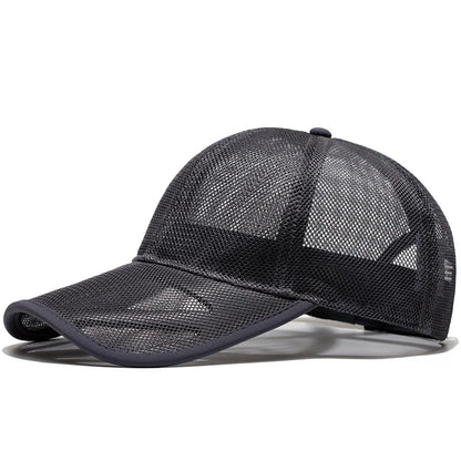 Adult Summer Mesh Sun Cap Lady Outdoors Sport Hat Man Big Size Baseball Caps