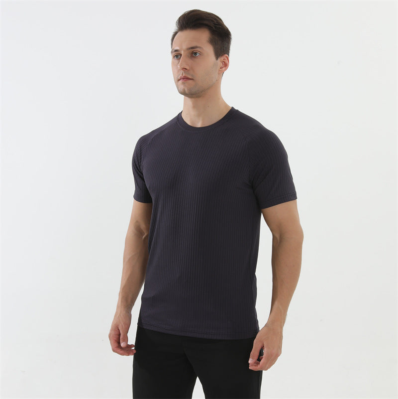 Men's Sport T-Shirt Short Sleeve Summer Fitness Training Muscle-Showing Casual Outdoor Running Top