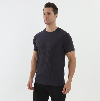 Men's Sport T-Shirt Short Sleeve Summer Fitness Training Muscle-Showing Casual Outdoor Running Top