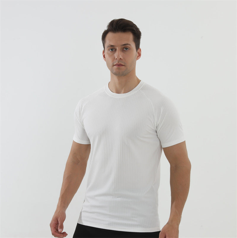 Men's Sport T-Shirt Short Sleeve Summer Fitness Training Muscle-Showing Casual Outdoor Running Top